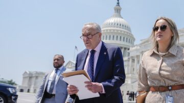 El líder de la mayoría del Senado, Chuck Schumer.