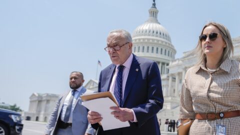 El líder de la mayoría del Senado, Chuck Schumer.